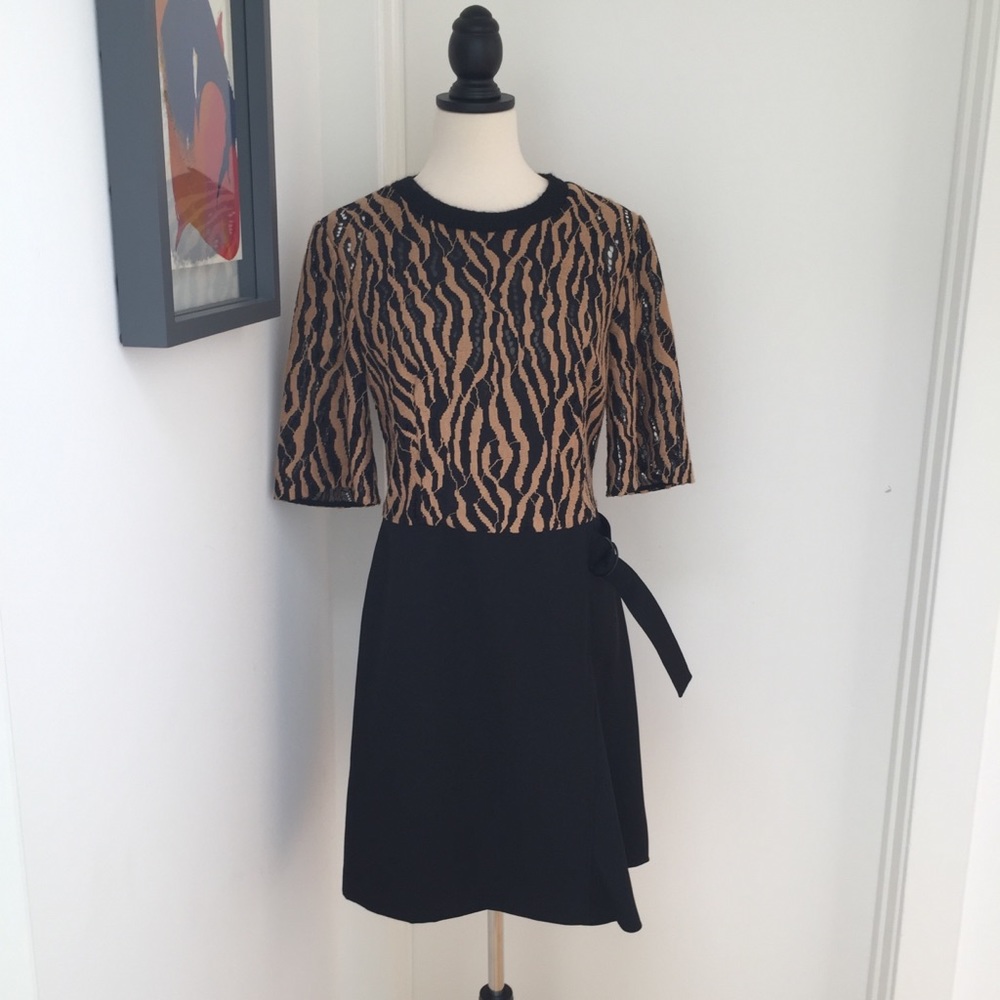 3.1 Phillip Lim Animal Print “Two for” dress sz sm